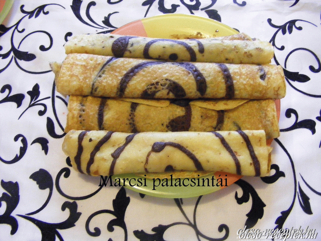 Kakaós csíkos palacsinta