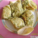 Óriás kagylótészta csirkés-brokkolis krémmel kép