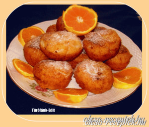 Narancsos túrófánk