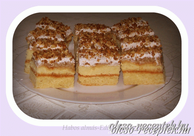 Habos almás sütemény