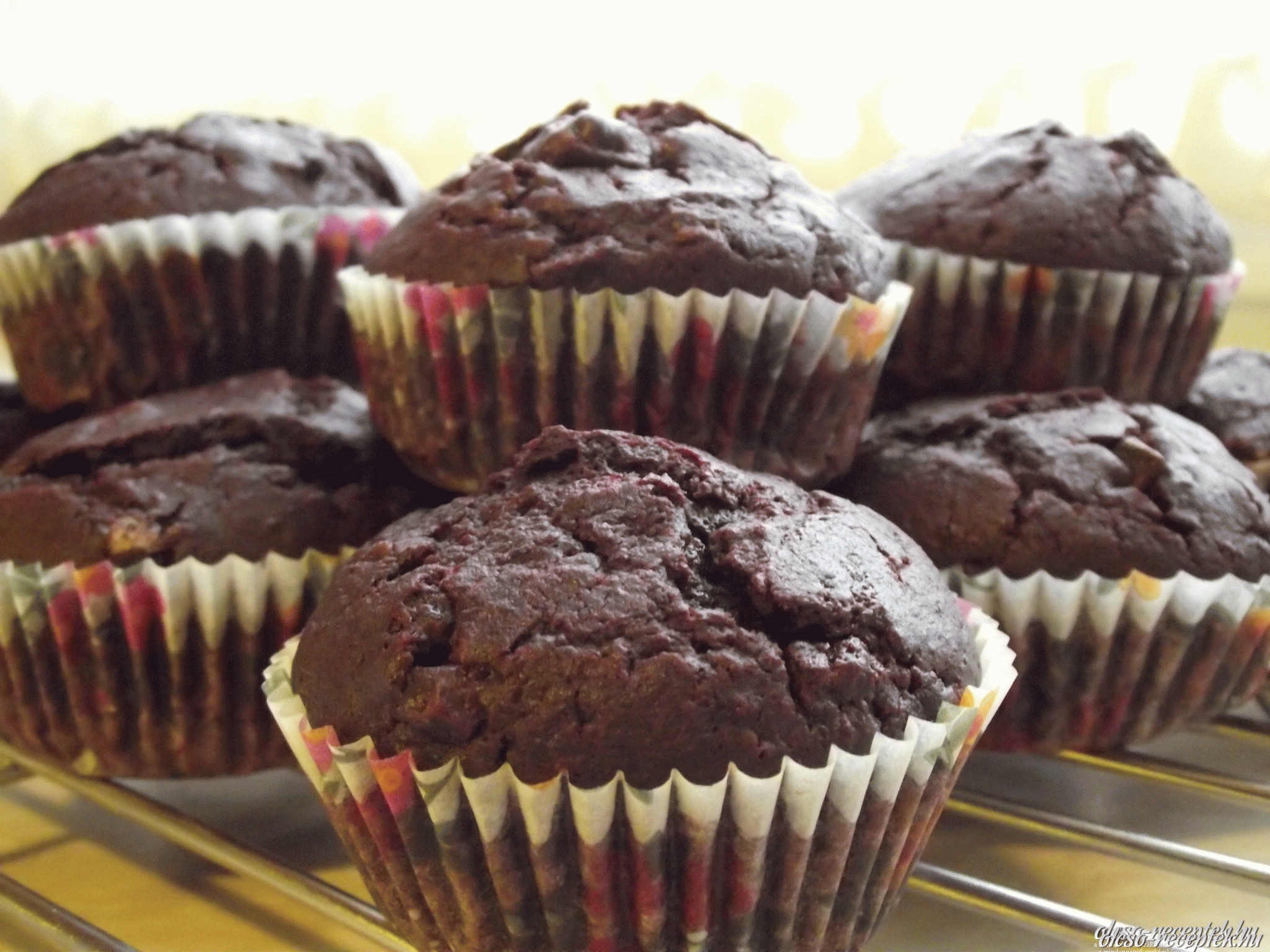 Cékláscsokis muffin recept Tóthmárton Eszter konyhájából Receptneked.hu