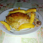 Káposztás csirkecomb