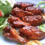 Barbecue csirkeszárnyak