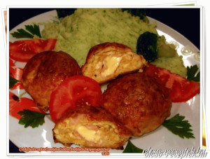 Csirkefasírt pogácsák