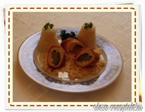 Cukkínivel töltött csirkemell