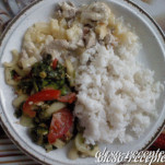 Tejszínes-ananászos csirkemell