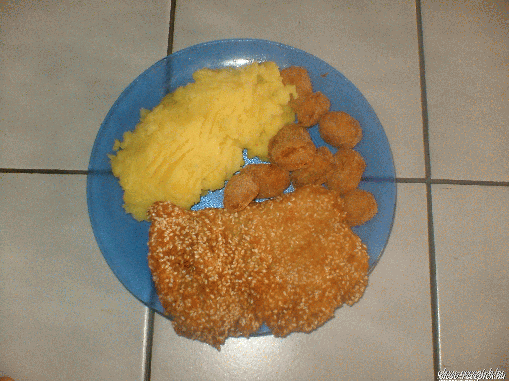 Szezámmagos halszeletek