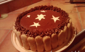 Hamis tiramisu torta