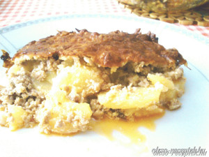 Húsos rakott krumpli