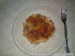 Sonkás szalonnás burgonya