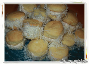 Sajtos szakállas pogácsa