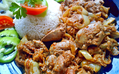 Magyaros csirkemáj recept fotóval Magyaros csirkemáj
