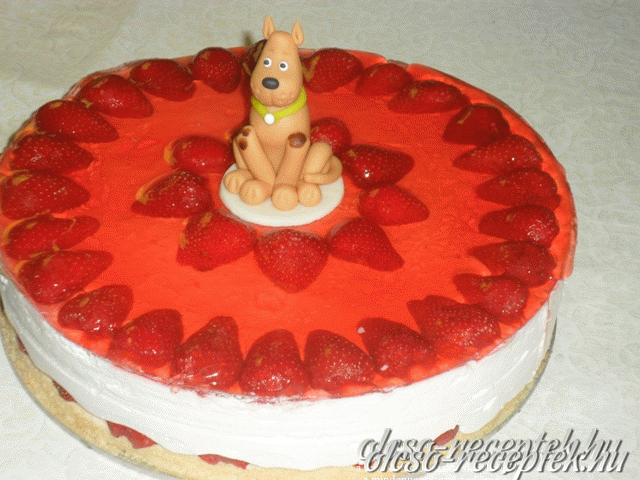 Epres-joghurtos torta