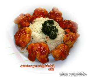 Szezámmagos csirkefalatkák