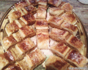 Leveles almás rétes