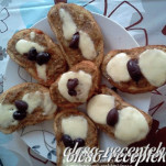 Padlizsános bruschetta