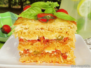 Húsos rakott tészta