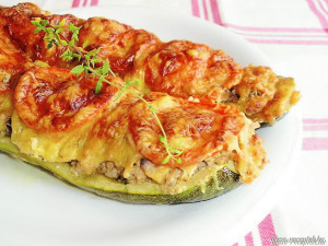 Töltött cukkini