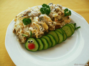 Zöldbabos-krémsajtos csirkecomb