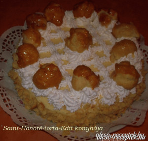 Saint-Honoré torta kép