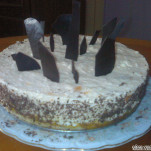 Gyümölcsjoghurtos túrótorta