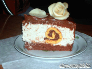 Tejszínes gesztenyetorta