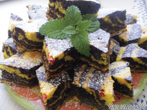 Citromos-zebracsíkos szelet