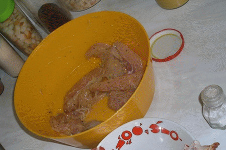 Baconbe tekert mustáros csirkemell