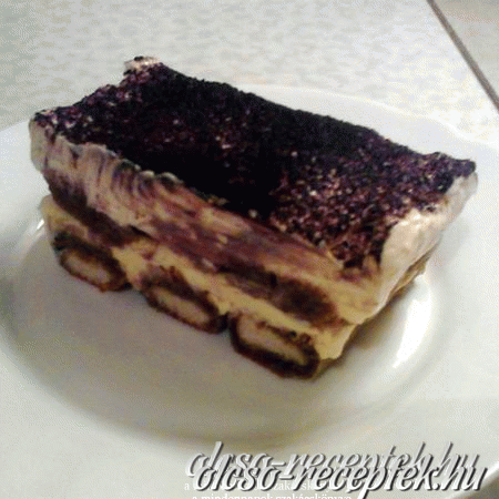 Tiramisu házi mascarponéval