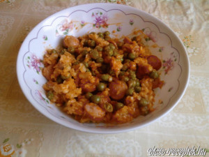 Zöldborsópörkölt