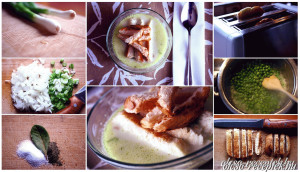 Tejszínes borsókrémleves