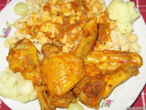 Csirkepörkölt csipetkével