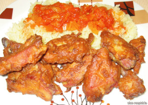 Fokhagymás csülökfalatkák