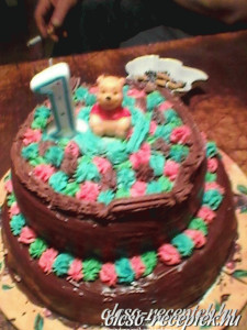 Szülinapi csokitorta
