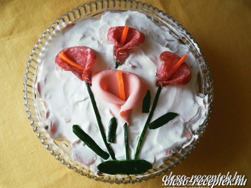 Virslis lencsesaláta