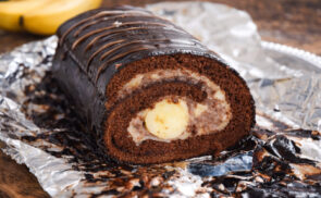 Banános pudingos tekercs