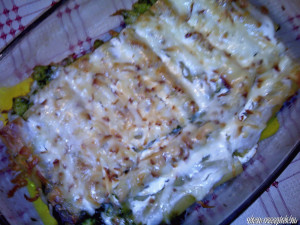 Spenótos töltött cannelloni