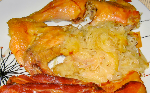 Káposztás csirke recept fotóval Káposztás csirke
