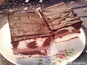 Triplán csokis süti