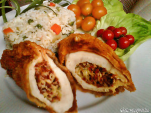 Töltött csirkemell