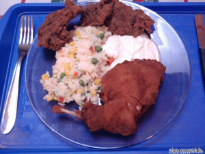 Rántott nyúl hamis tartármártással