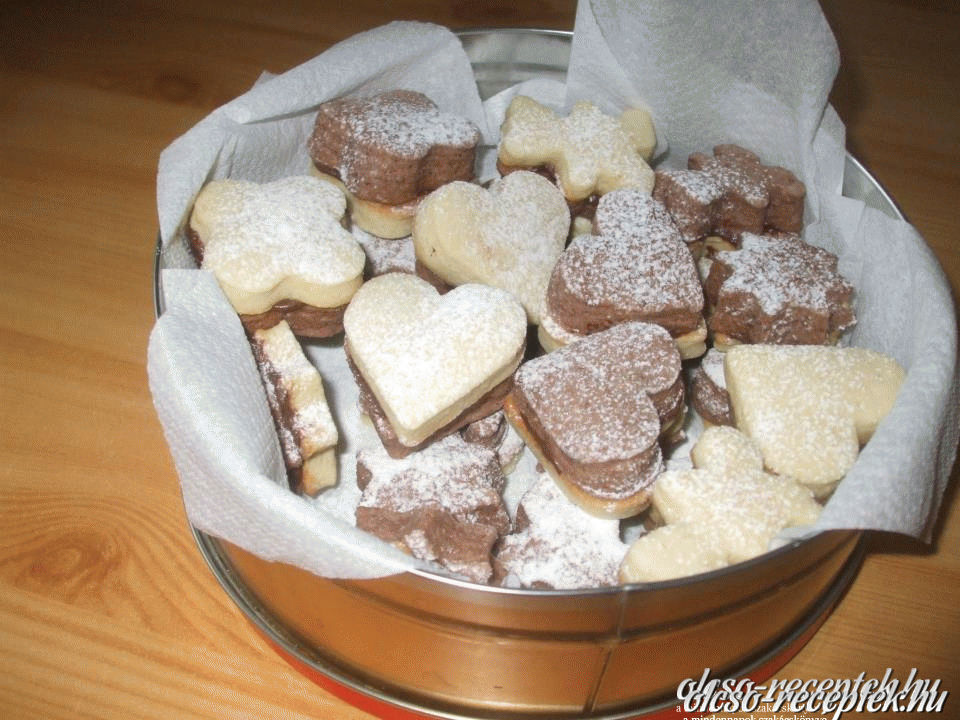 Mogyorókrémes aprósütik