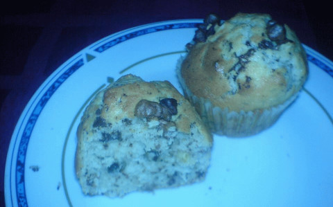 Diós – csokis muffin