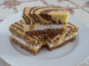 Barackos zebraszelet kép