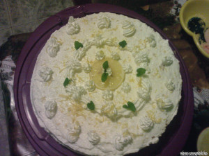 Citromos túrótorta kép