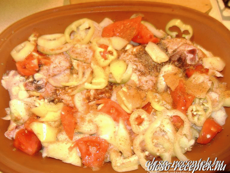 Sült csirkecombok pataki módra kép