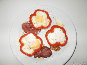 Paprikában sült tojás kép