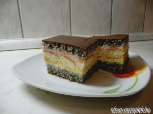 Mákos-citromos szelet