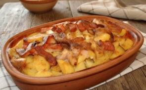 Sült csirkecombok Pataki módra