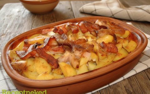 Sült csirkecombok Pataki módra